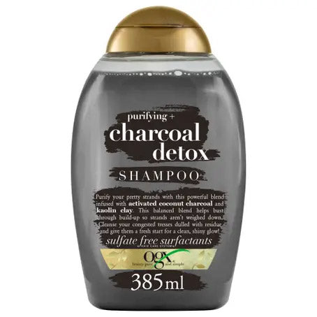 OGX Shampoo Purifying Charcoal Detox 385ml