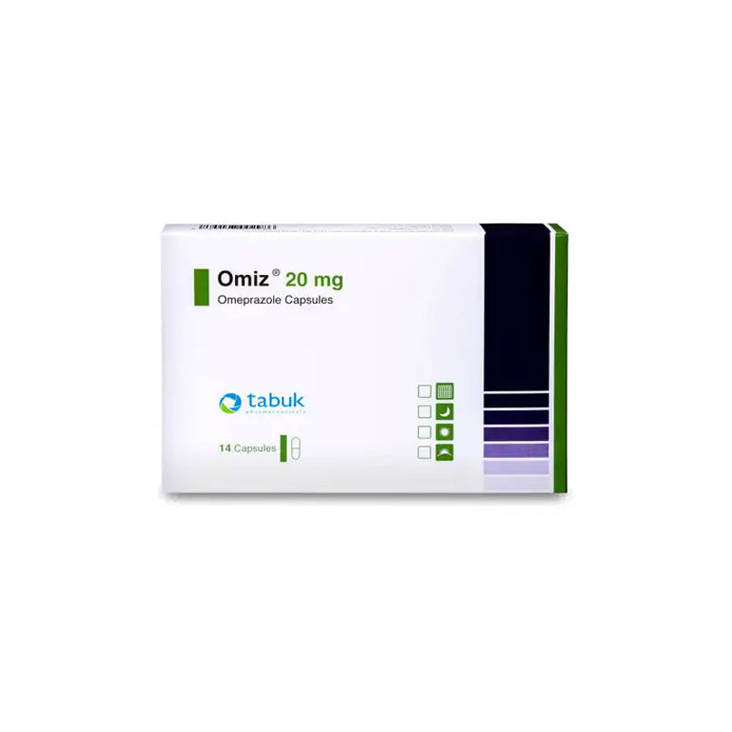 Omiz 20 mg Capsule 14 Pcs