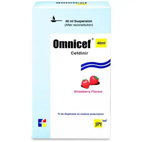 Omnicef 125 mg Suspension 40 ml