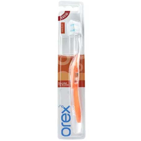 Orex Toothbrush Rounded Tip Bristle Medium Soft