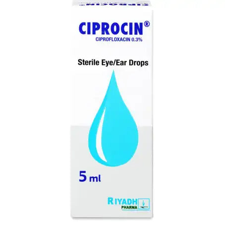 Ciprocin 0.3% Eye & Ear Drop 5 ml