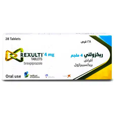 Rexulti 4 mg Tablets 28 Pcs