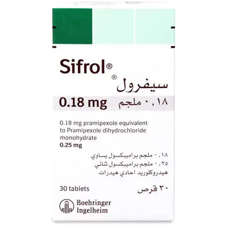 Sifrol 0.18 mg Tablet 30 Pcs