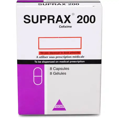 Suprax 200 mg Capsule 8 Pcs