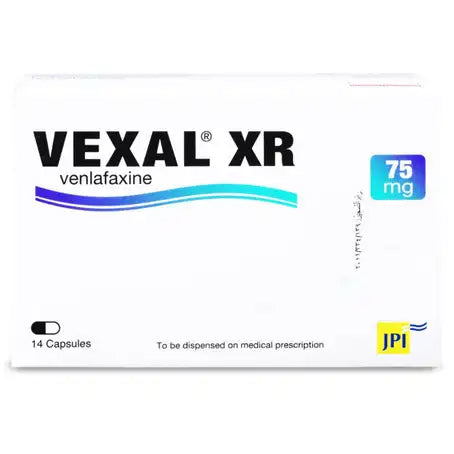 Vexal XR 75mg Capsules 14 Pcs