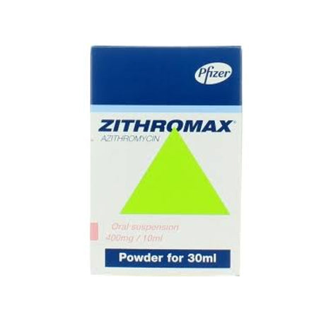 Zithromax 400 mg by 10ml Suspension 30 ml