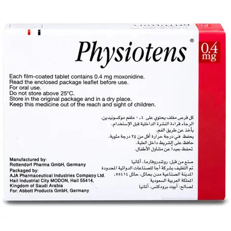 Physiotens 0.4 mg Tablet 28 Pcs