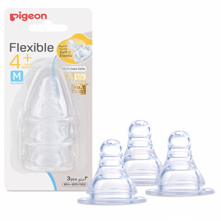 Pigeon Silicone Nipple Medium 3 pcs