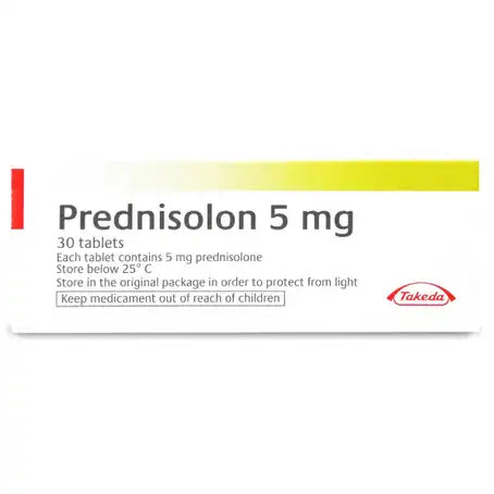 Prednisolon 5 mg Tablet 30 Pcs