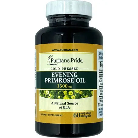 Puritan's Pride Evening Primrose Oil 1300 mg Softgels 60S