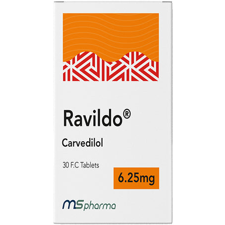 Ravildo 6.25 mg Tablet 30 Pcs