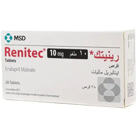 Renitec 10 mg Tablet 28 Pcs