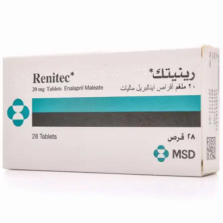 Renitec 20 mg Tablet 28 Pcs