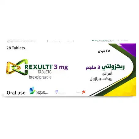 Rexulti 3 mg 28 Tablets