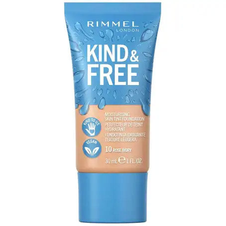 Rimmel Kind & Free Skin Tint Liquid Foundation - 010 Rose