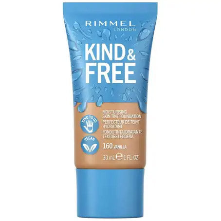 Rimmel Kind & Free Skin Tint Liquid Foundation - 160 Vanilla