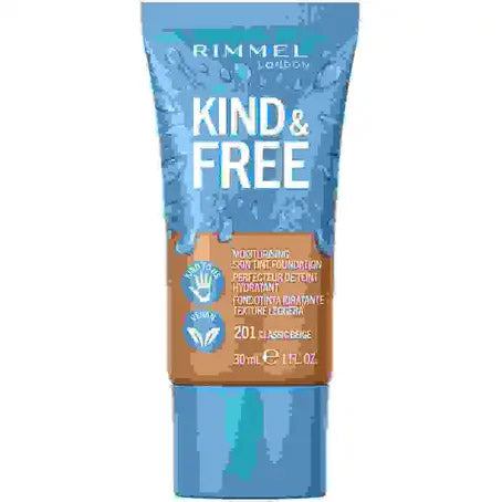 Rimmel Kind & Free Skin Tint Liquid Foundation - 201 Classic