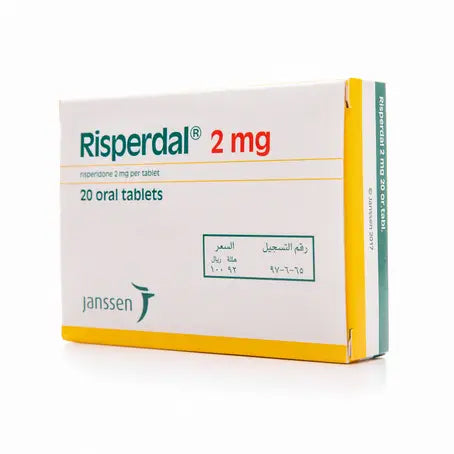 Risperdal 2 mg Tablets 20 Pcs