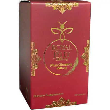 Royal Jelly 1000 mg + Ginseng 30 Capsules