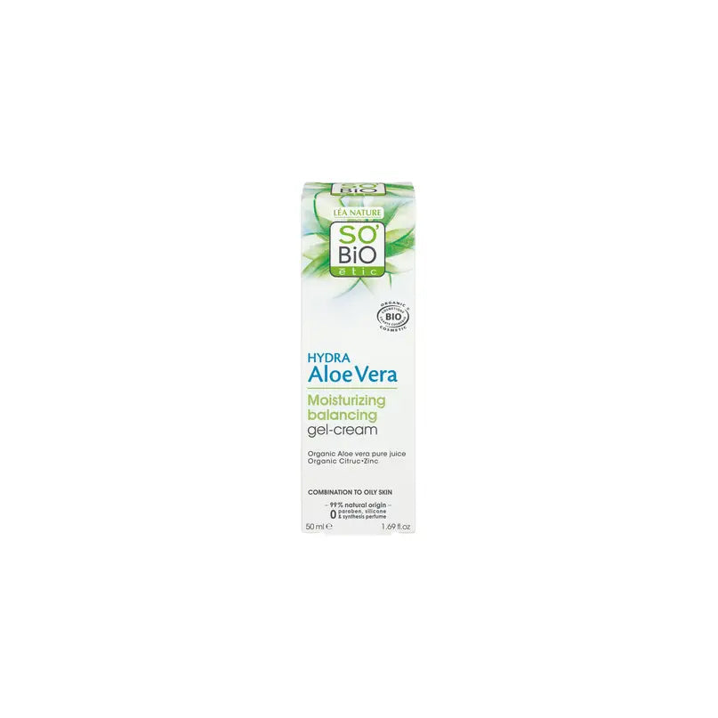 SO’BiO étic Hydra Aloevera Purifying Gel Cream (50ml)