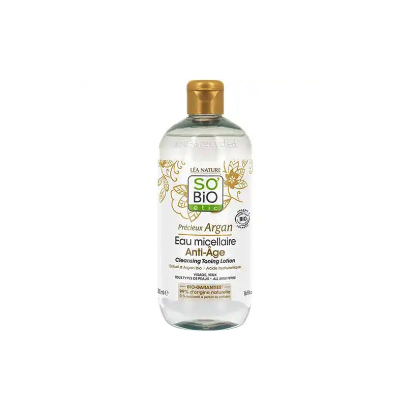 SO’BiO etic Organic Argan Micellar Water 500 ml