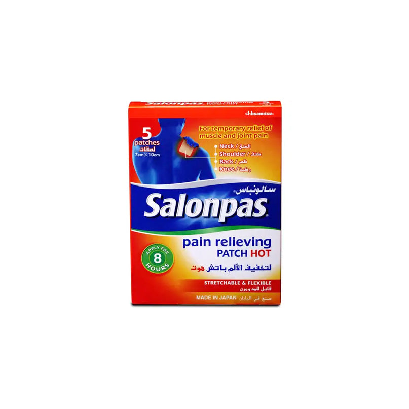 Salonpas Pain Relieving Hot Patch 5 7Cm X 10cm