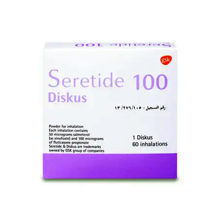 Seretide 100 Mcg Diskus 60pcs