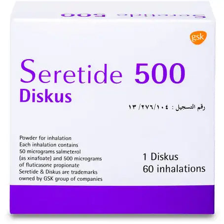 Seretide 500 Mcg Diskus 60 pcs