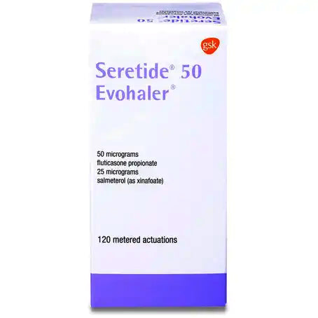 Seretide 50 Mcg Evohaler 120 Pcs