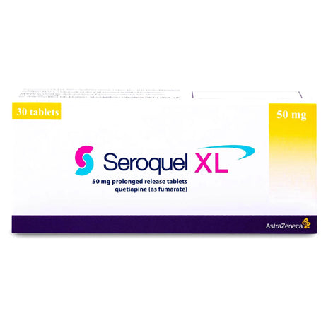 Seroquel XL 50 mg Tablet 30 Pcs