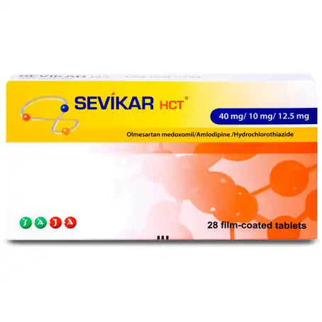 Sevikar HCT 40/10/12.5 mg 28 Tablets