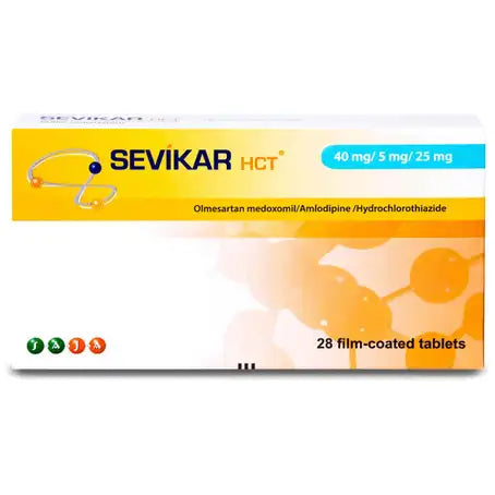 Sevikar HCT 40/5/25 mg 28 Tablets