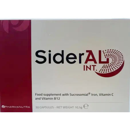 Sideral Int Iron + Vitamin C & B12 30 Capsules