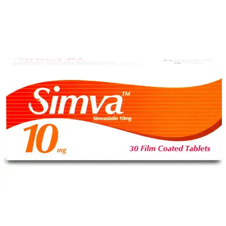 Simva 10 mg Tablet 30 Pcs