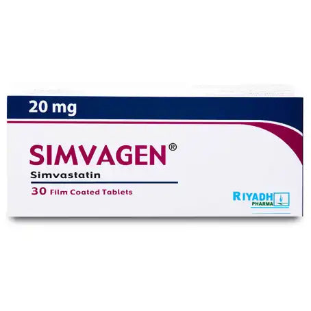 Simvagen 20 mg Tablet 30 Pcs