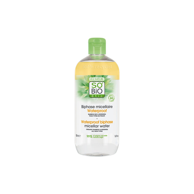 Sobio Organic Bamboo Waterproof Biphase Micellar Water 500ml