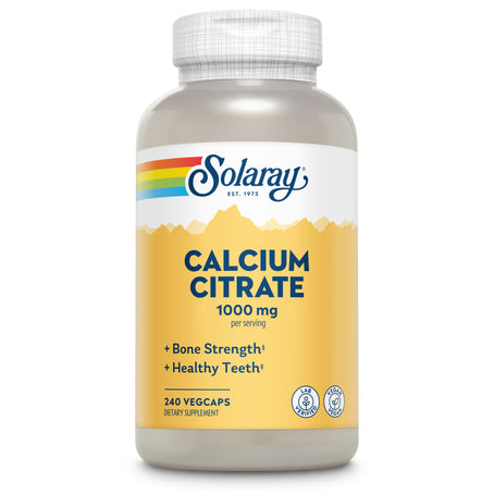 Solaray Calcium Citrate 250 mg - 240 Capsules