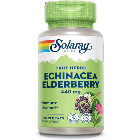 Solaray Echinacea & Elderberry 100 Capsules