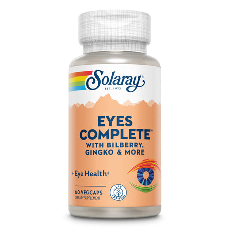 Solaray Eyes Complete + Bilberry &amp; Ginkgo Biloba 60 Capsules