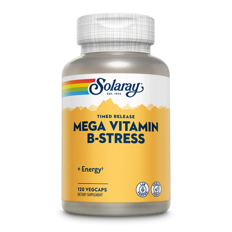 Solaray Mega B-Stress Timed-Release 120 Capsules