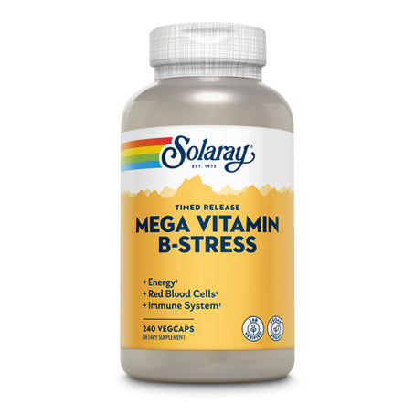 Solaray Mega B-Stress Timed-Release 240 Capsules