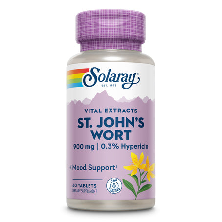 Solaray St. John's Wort Extract - 900 mg - 60 Tablets