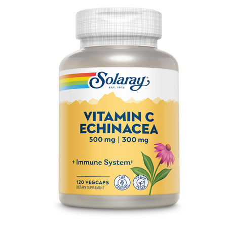 Solaray Vitamin C 500 mg With Echinacea 120 Capsules