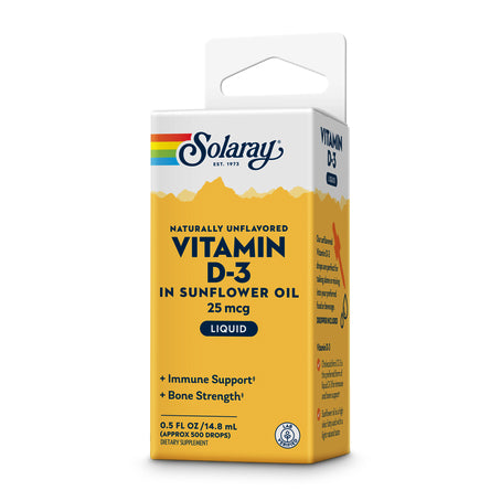 Solaray Vitamin D 1000 IU 500 Drops