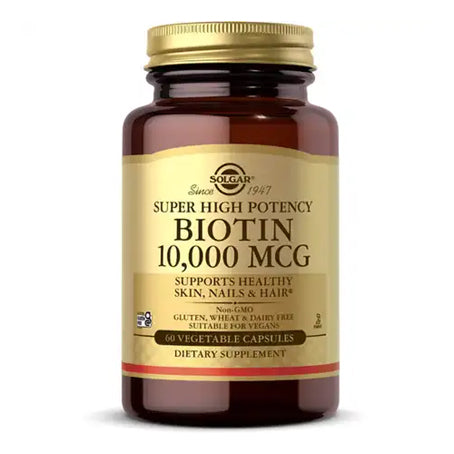 Solgar Biotin 10,000 mcg 60 Capsules