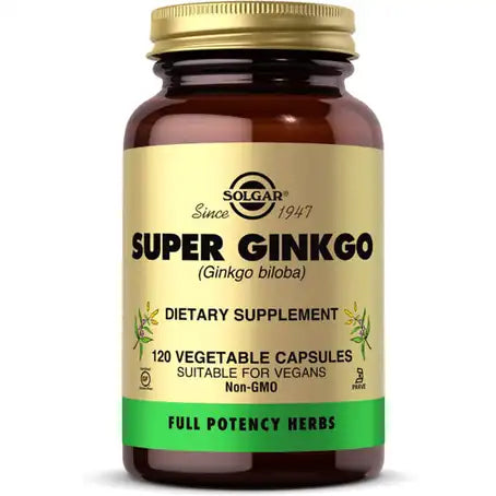 Solgar Full Potency Super Ginkgo 60 Mg 120 Capsules