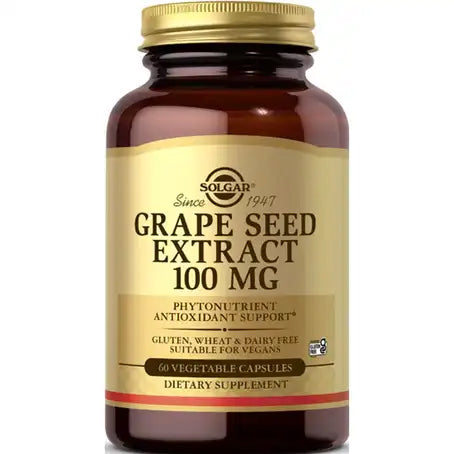 Solgar Grapeseed Extract 100 mg 60 Capsules