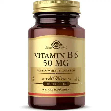 Solgar Vitamin B6 50 Mg 100 Tablets