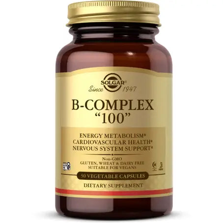 Solgar Vitamin B Complex 100 mg 50 Capsules