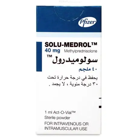 Solu-Medrol 40 mg Vial 1 ml